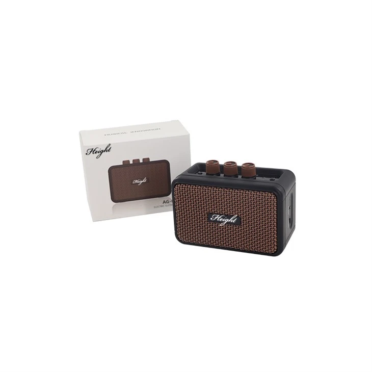 Overdrive-Effekt, wiederaufladbare Batterie,/Ag -04- tragbare Bluetooth-Gitar-Sprecher-w Hi-Fi Sound & Type-C-Kabel|Kompaktes Design