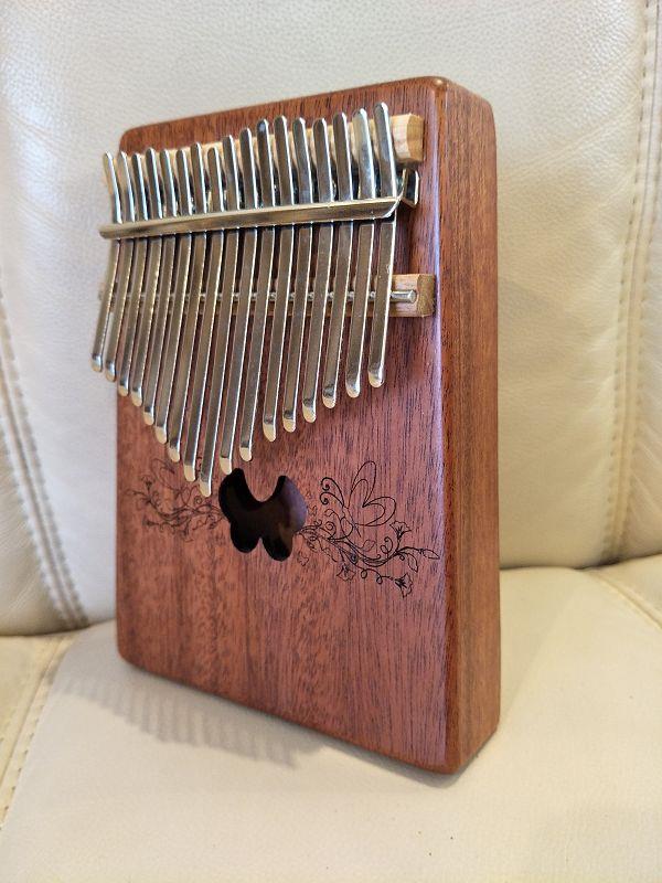 Butterfly Mahogany Wood 17 Key Kalimba