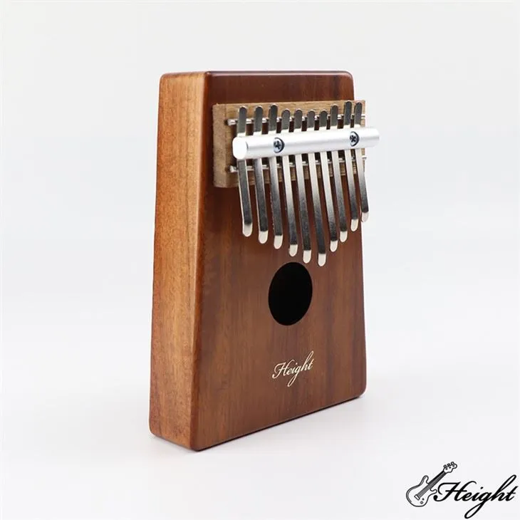 10 Tasten Kalimba traditionelles Musikinstrument mit massivem Koaholz